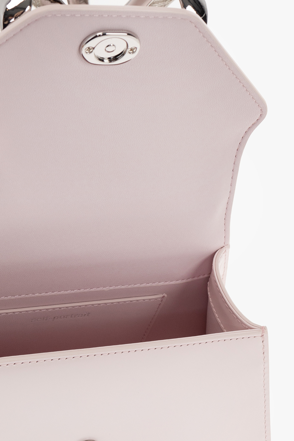 Pink 'Bow Mini' shoulder bag Self Portrait